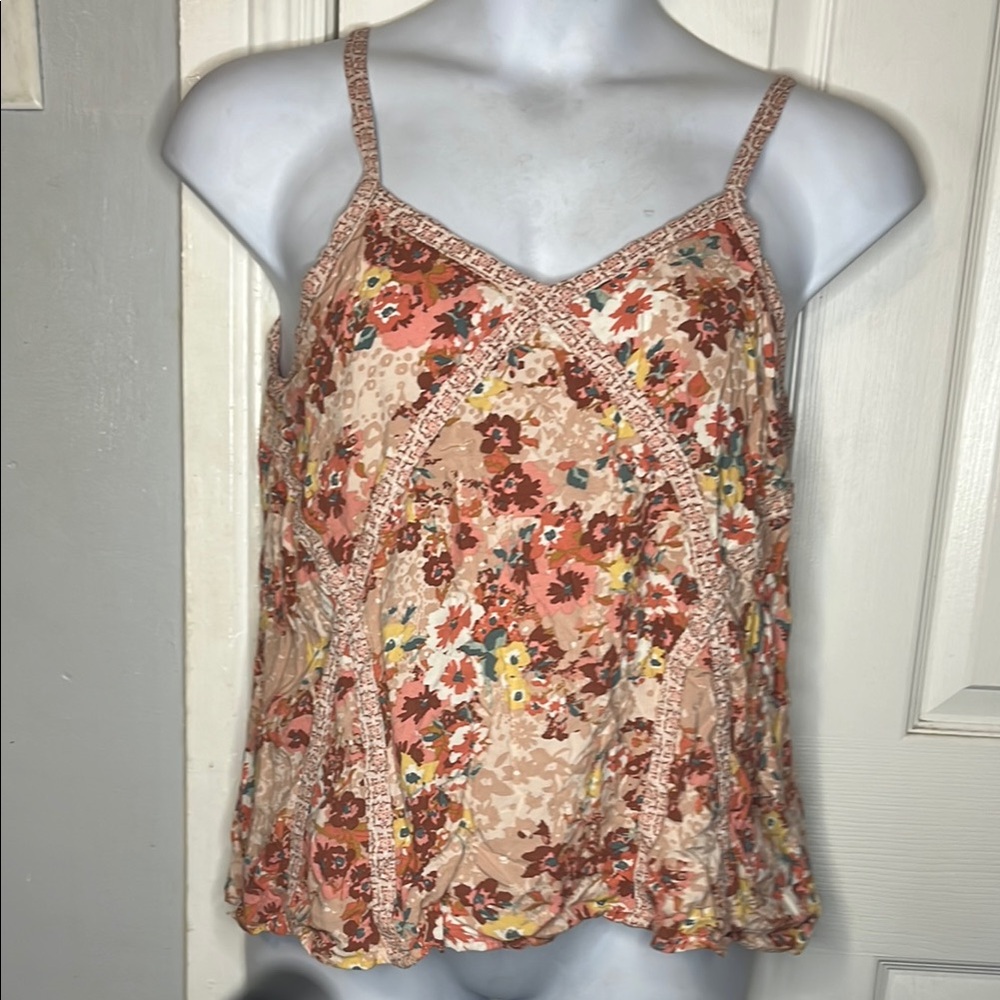 Maurices Floral Spaghetti Strap Top